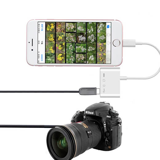 Адаптер iLoungeMax Lightning Camera Connection Kit 4-in-1 (SD Card | USB | Lightning)