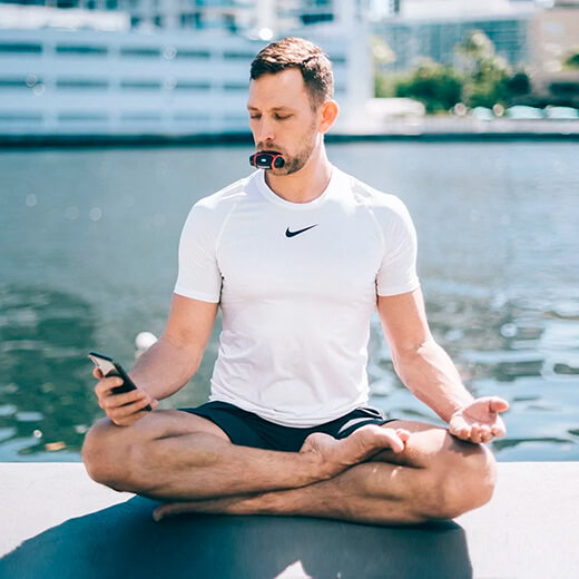 безкоштовний додаток у тренажера для дихання Airofit Active