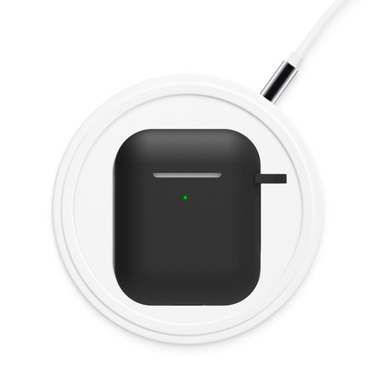 Чохол з карабіном для AirPods 1/2 iLoungeMax TPU Case Forest Green