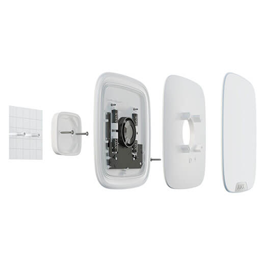 Лицевая панель Ajax StreetSiren DoubleDeck Brandplates (10 шт) White