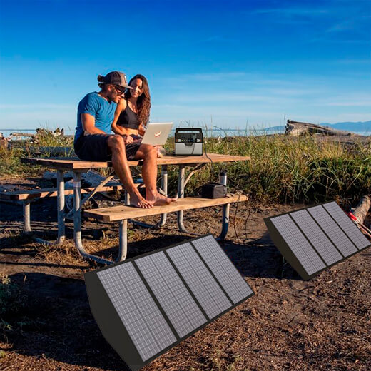 Сонячна панель Allpowers 120W з USB-виходом купити