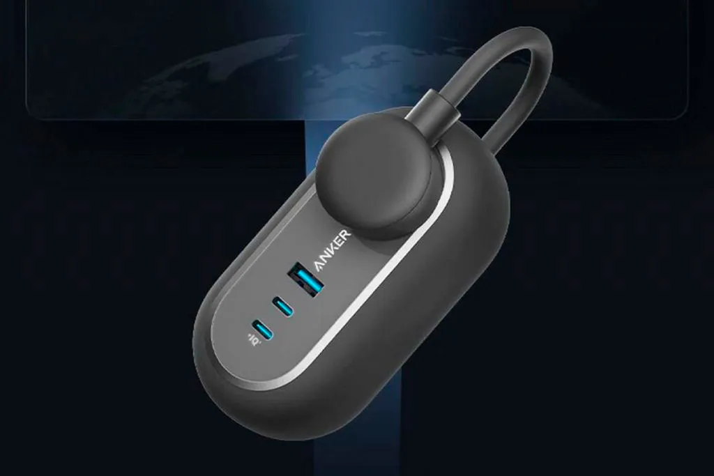Подовжувач мережі Anker 615 USB Power Strip GaNPrime 65W для iPhone | MacBook | AirPods + EU адаптер із виявленням низького заряду