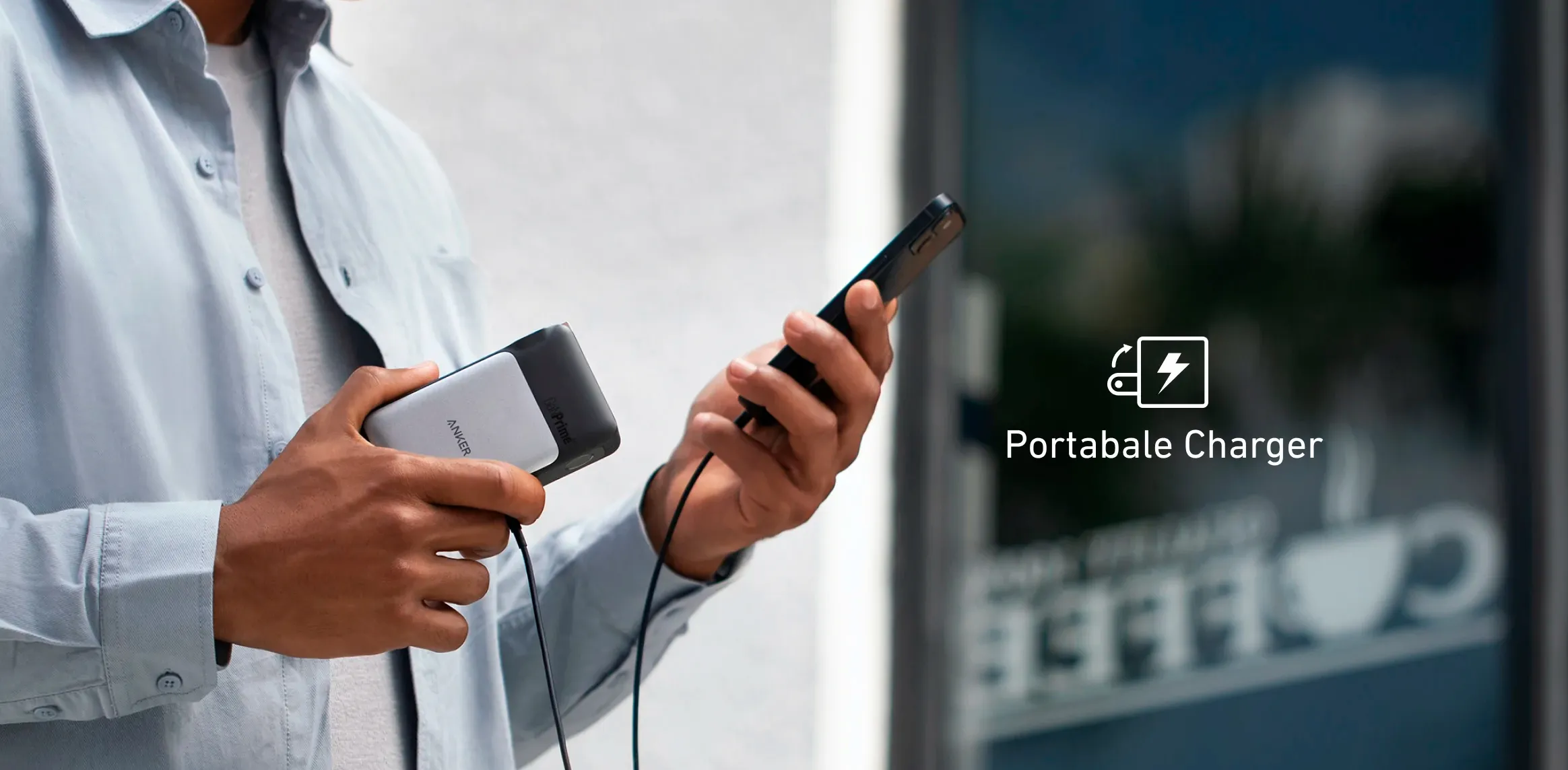 Повербанк Anker 733 Power Bank GanPrime 65W для iPhone | MacBook | AirPods + EU адаптер компактный дизайн