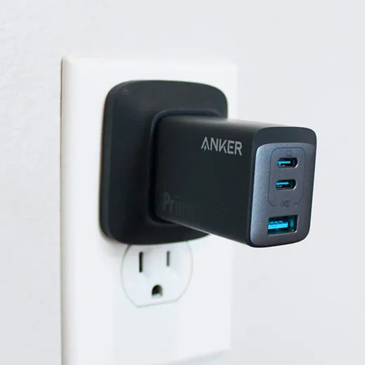 Быстрое зарядное устройство Anker 735 Charger GaNPrime 65W для iPhone | MacBook | iPad + EU адаптер цена
