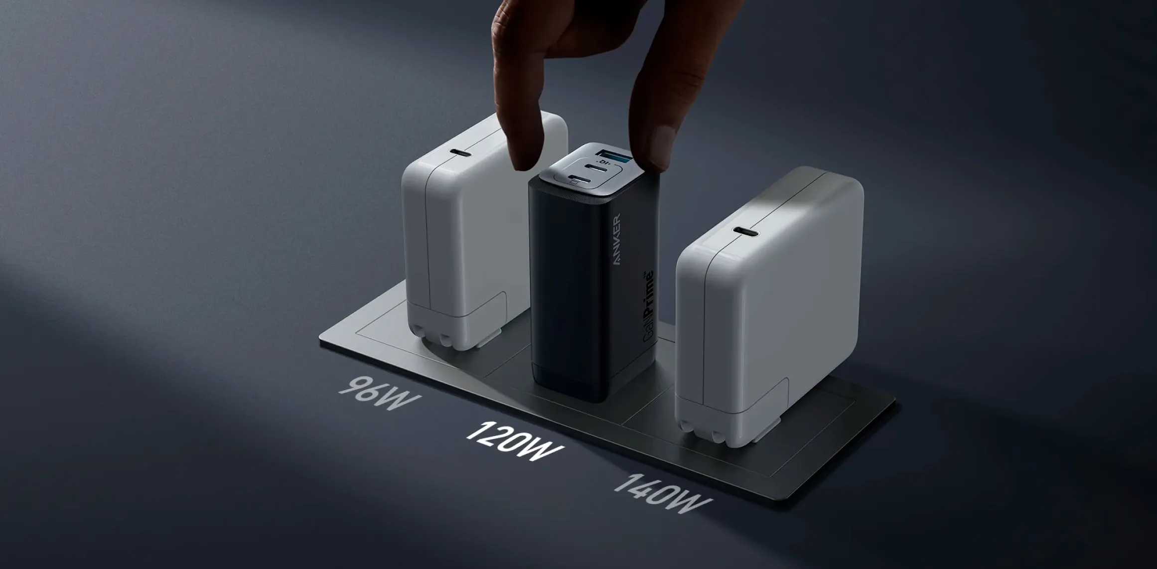 Швидкий зарядний пристрій Anker 737 Charger GaNPrime 120W для MacBook | iPad + EU адаптер купити