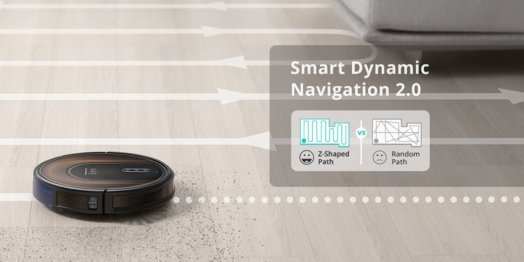 Робот-пылесос Anker Eufy RoboVac G30 Hybrid тщательная уборка