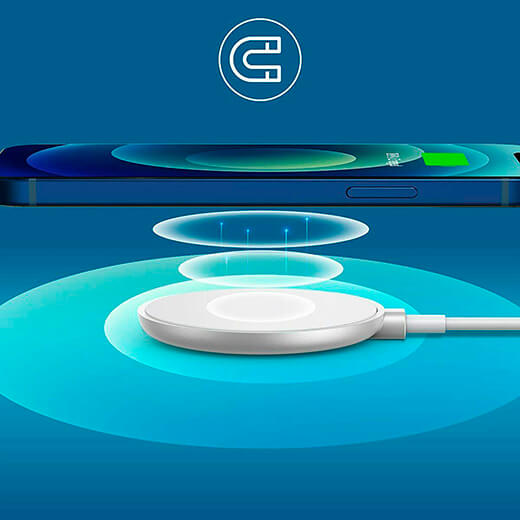 Беспроводная магнитная зарядка Anker Qi Charging Pad MagSafe для iPhone 14 | 13 | 12