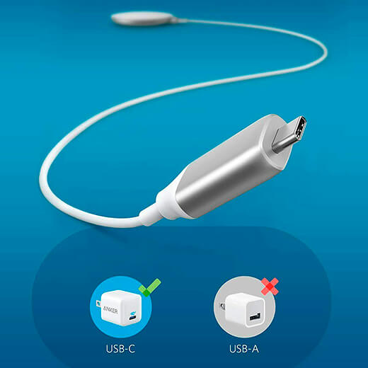 Беспроводная магнитная зарядка Anker Qi Charging Pad MagSafe для iPhone 14 | 13 | 12