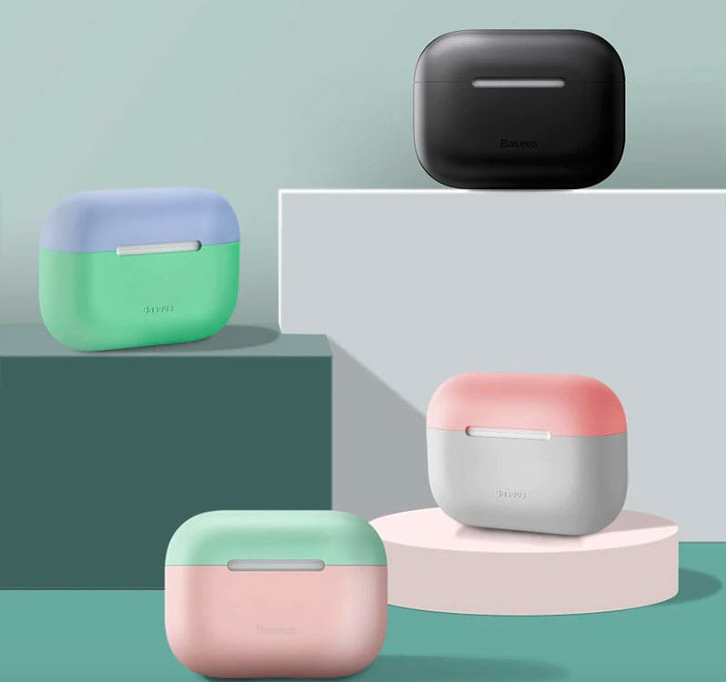 Силиконовый чехол для Apple AirPods Pro Baseus Super Thin Silica Gel