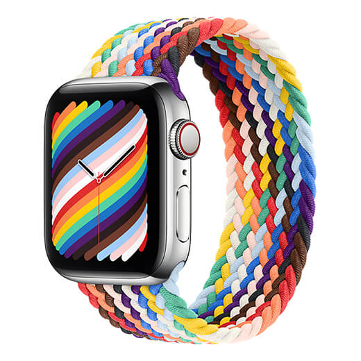 Плетеный монобраслет Apple Braided Solo Loop Pride Edition для Apple Watch