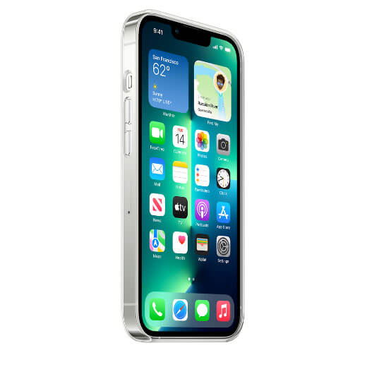 Прозорий чохол Apple Clear Case with MagSafe (MM2X3) для iPhone 13 має гарантією якості