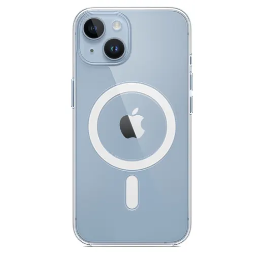Прозрачный чехол Apple Clear Case with MagSafe (MPU13) для iPhone 14