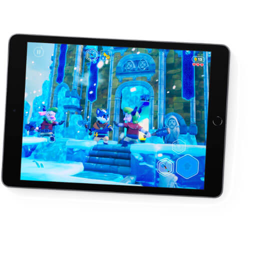 У Apple iPad 9 (2021) Wi-Fi 64Gb Silver (MK2L3) улучшенный и более красочный дисплей