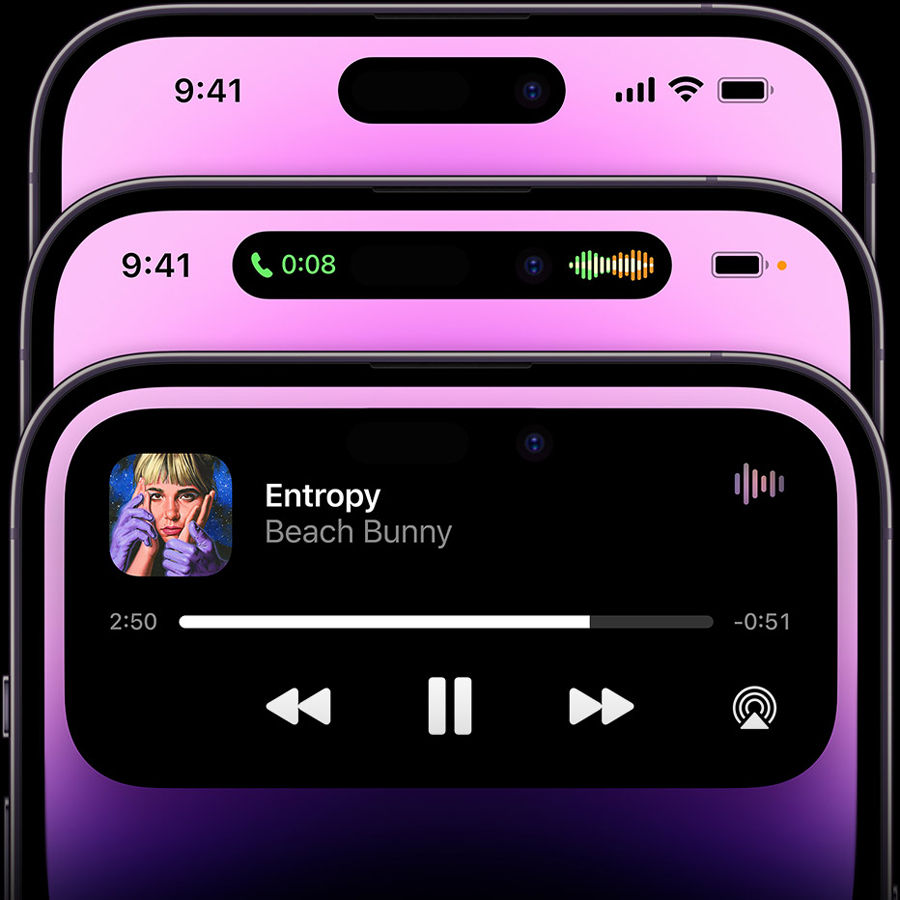 Dynamic Island в Apple iPhone 14 Pro 256Gb Space Black