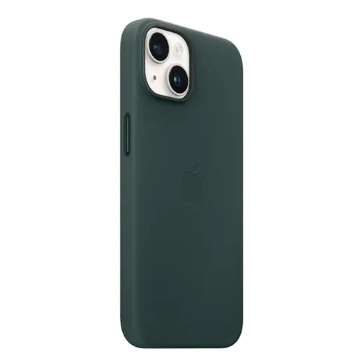 Новинка &ndash; шкіряний чохол Apple Leather Case with MagSafe Forest Green для iPhone 14 | 13 (MPP53)