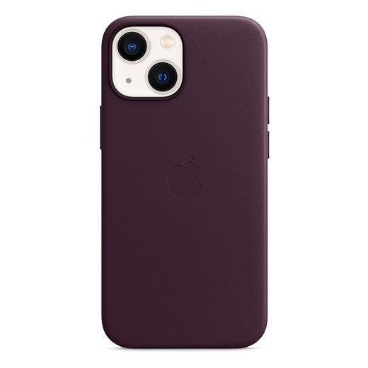 Кожаный чехол Apple Leather Case with MagSafe Golden Wisteria (MM1P3) для iPhone 13 Pro Max — это превосходная защита