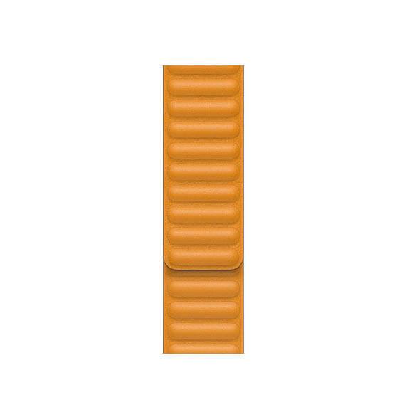 Кожаный ремешок Apple Leather Link Golden Brown (ML7L3) для Apple Watch 41mm | 40mm | 38mm (M | L) Series минимизирует возможность потери в ходе использования