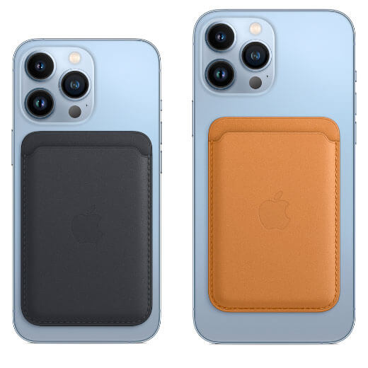 Чохол-гаманець Apple Leather Wallet MagSafe Ink (MPPW3) для iPhone 14 | 13 | 12 (з підтримкою Локатора) має новий функціонал