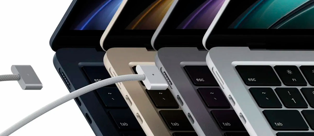 Apple MacBook Air 13.6" M2 2TB Silver 2022 с зарядкой MagSafe 3