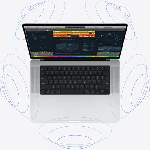 1080p HD камеры Apple MacBook Pro 14" M1 Max 4TB Silver 2021 (Z15J)