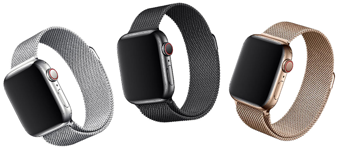 Металлический ремешок Apple Milanese Loop Silver (ML753) для Apple Watch 41mm | 40mm | 38mm 2 | 1 максимально плотно накрывает ваше запястье