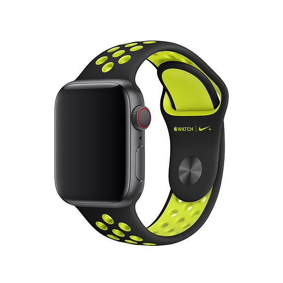 Ремешок Apple Nike Sport Band Midnight Navy | Mystic Navy (ML863) для Apple Watch 41mm | 40mm | 38mm Series предназначен для тех, кто ведет активный образ жизни