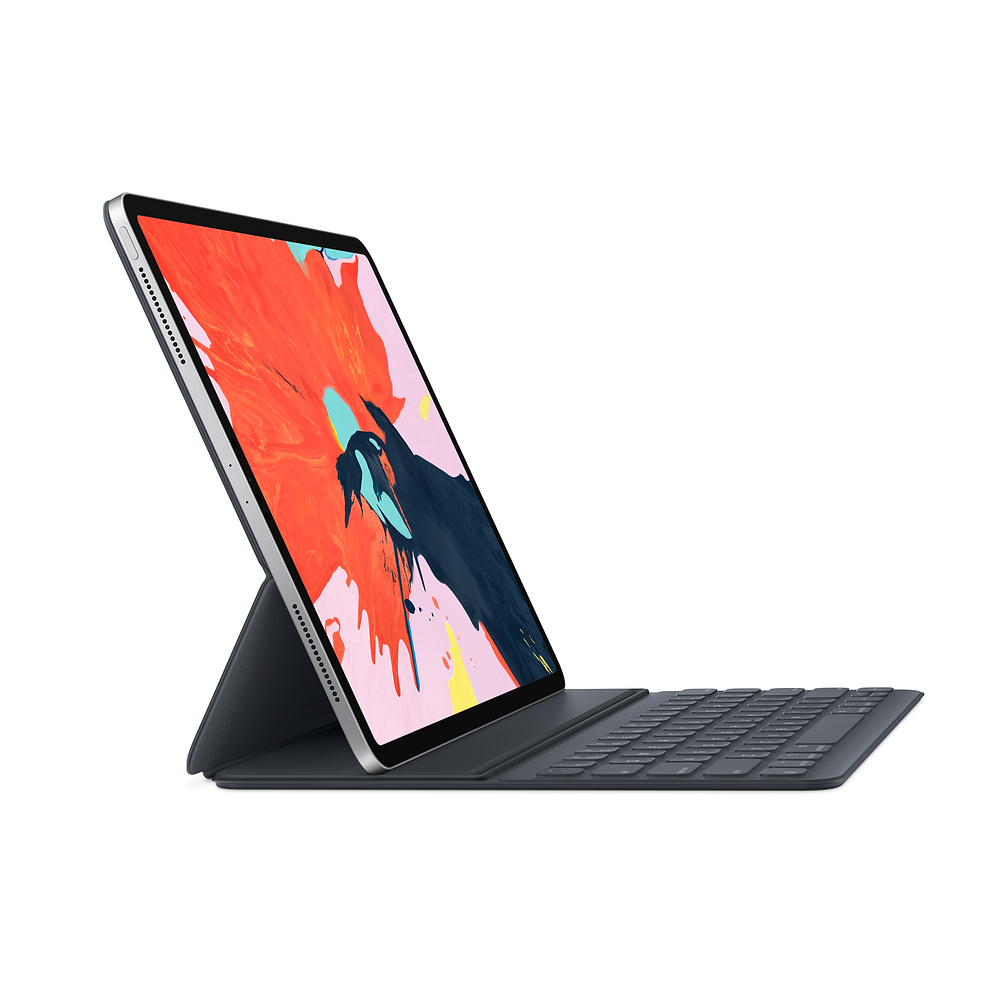 Магнітне кріплення Чохол-клавіатура Apple Smart Keyboard Folio (MU8H2) для iPad Pro 12.9 "2018 (Російська гравірування) 