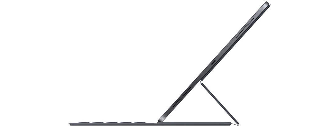 Зручне фіксування Чохол-клавіатура Apple Smart Keyboard Folio (MU8H2) для iPad Pro 12.9 "2018 (Російська гравірування) 