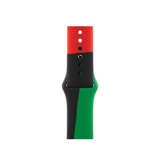 Спортивний ремінець Apple Sport Band Black Unity для Apple Watch 40mm | 38mm Series SE | 6 | 5 | 4 | 3 | 2 | 1