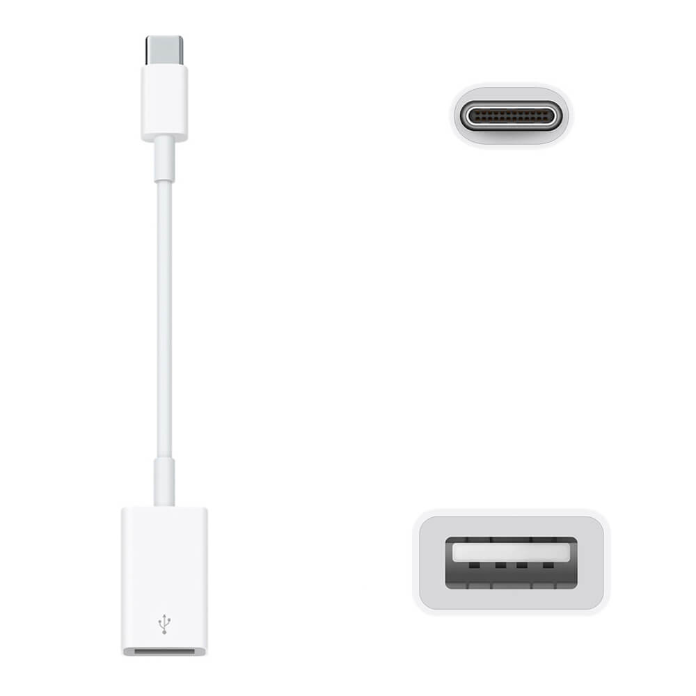 Купить оригинальный адаптер Apple USB-C to USB Adapter (MJ1M2) для MacBook | iMac (Витринный образец)