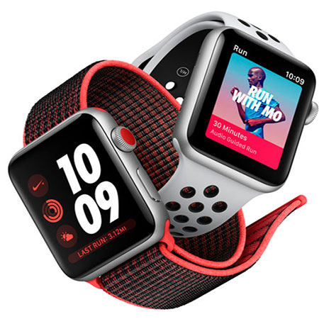 Смарт-часы Apple Watch Series 3 38mm GPS Space Gray Aluminum Case Black Sport Band (MTF32) Официальный UA Дисплей и управление