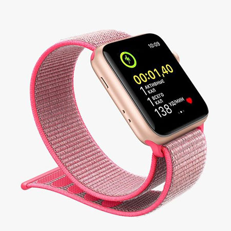 Смарт-часы Apple Watch Series 3 38mm GPS Space Gray Aluminum Case Black Sport Band (MTF32) Официальный UA Оставайтесь активными и здоровыми