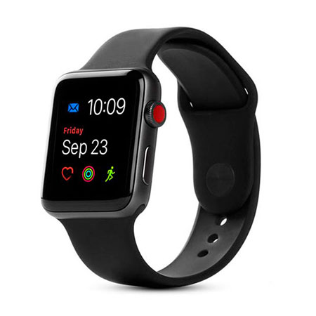 Смарт-часы Apple Watch Series 3 38mm GPS Space Gray Aluminum Case Black Sport Band (MTF32) Официальный UA В разных модификациях