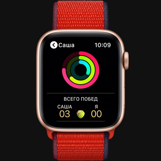 Смарт-часы Apple Watch Series 6 GPS, 44mm Space Gray Aluminum Case with Black Sport Band (M00H3)