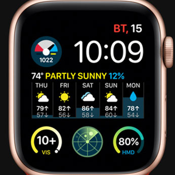 Смарт-часы Apple Watch Series 6 GPS, 44mm Space Gray Aluminum Case with Black Sport Band (M00H3)