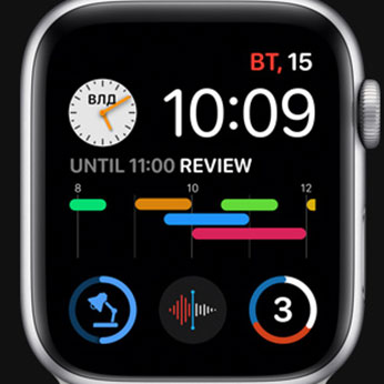 Смарт-часы Apple Watch Series 6 GPS, 44mm Space Gray Aluminum Case with Black Sport Band (M00H3)