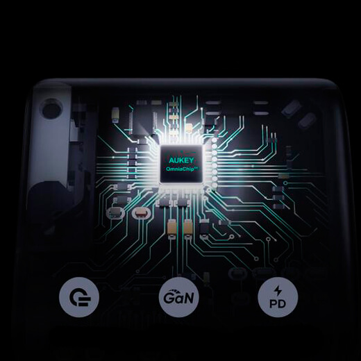 Зарядний пристрій Aukey Omnia PA-B3 Dual-Port 65W