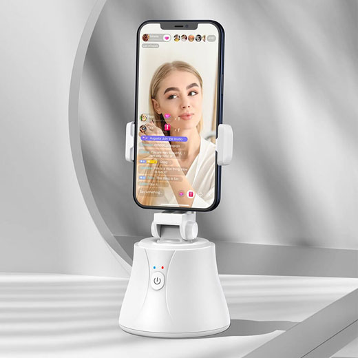 Универсальный держатель Baseus 360° AI Following Shot Tripod Head White купить