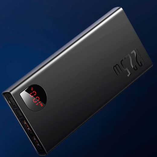 Повербанк Baseus Adaman Metal Digital Display Quick Charge 22.5W 10000mAh купить