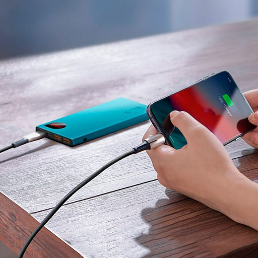 Повербанк Baseus Adaman Metal Digital Display Quick Charge 22.5W 10000mAh цена Украина