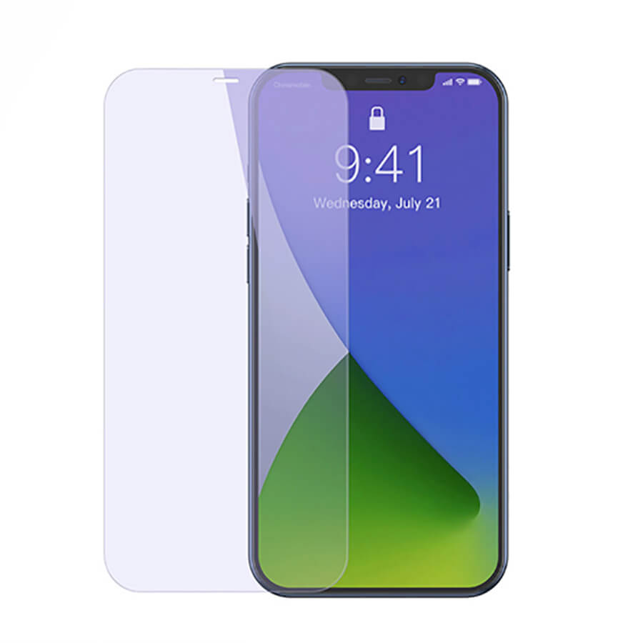 Захисне скло Baseus Anti-Blue Light Tempered Glass 0.3mm для iPhone 12 Pro Max (2 шт.)