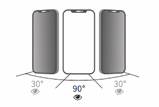 Защитное стекло антишпион Baseus Anti-Peeping Tempered Glass 0.3mm для iPhone 12