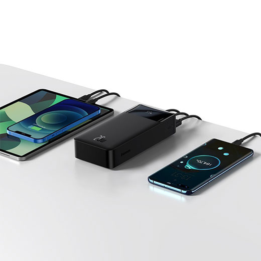Повербанк Baseus Bipow Digital Display Power Bank Black 30000mAh 15W купить