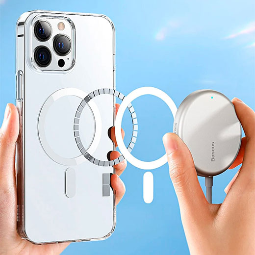 Функціональність чохла-накладки Baseus Crystal Magnetic Phone Case для iPhone 13