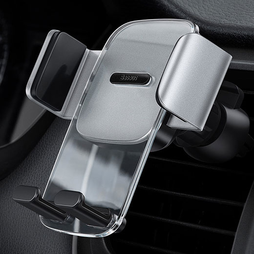 Универсальный и удобный Автодержатель Baseus Easy Control Clamp Car Mount Holder Black для телефона