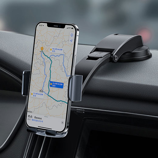 Автодержатель Baseus Easy Control Clamp Car Mount Holder Black купить