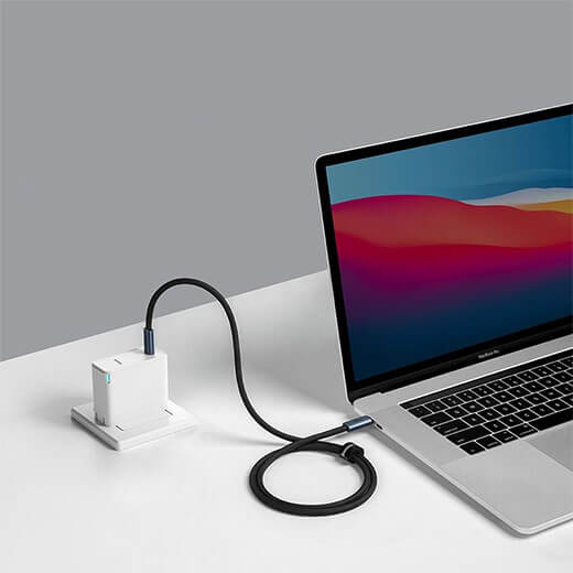 Новинка кабель Baseus Flash Series Full Featured Type-C to Type-C 100W USB 4 Cable 1m