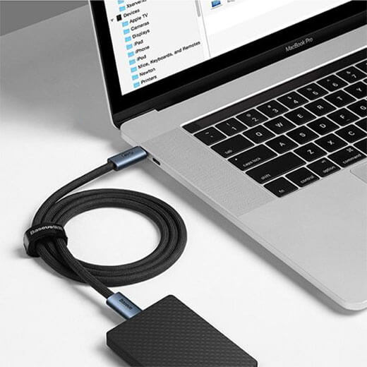 Ціна кабелю Baseus Flash Series Full Featured Type-C to Type-C 100W USB 4 Cable 1m