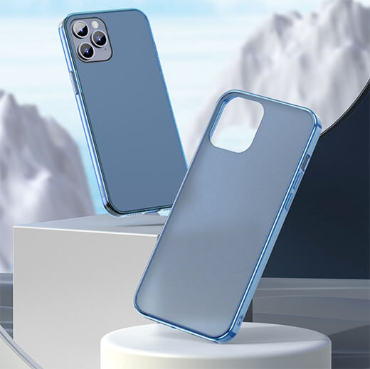 Силіконовий чохол BASEUS Frosted Glass Phone Case Black для iPhone 12/12 Pro
