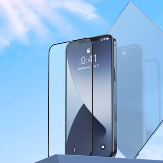 Захисне скло Baseus Full-screen Curved Tempered Glass 0.3mm для iPhone 12 Pro Max